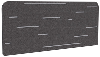Dart Single Desk E-Panel - 4 Colour Combinations - 3 Sizes