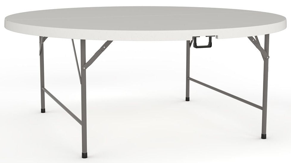 Life Round Folding Table with 2-Piece Top - 1800mm