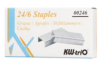 KW TriO 24/6 Box of 1000 Staples - 5 Boxes