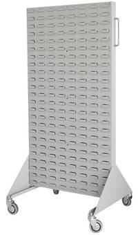 Double-sided Mobile Louvred Rack for Lamson Coloured Bins