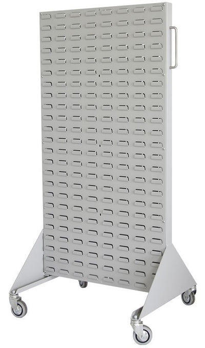 Double-sided Mobile Louvred Rack for Lamson Coloured Bins