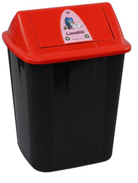 Colour-coded Waste Separation/Recycling Bins - 32 Litres - 4 Categories