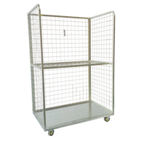 Wire Mesh Laundry Roll Cage with Door Options