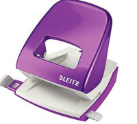 Leitz WOW Double Hole Punch - 30 Sheet - 3 Colours