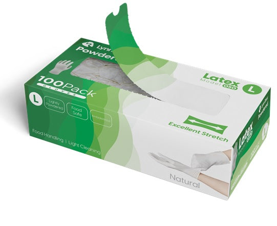 Lynn River Latex Gloves - Powder Free - Boxes of 100/1000 - 4 Sizes