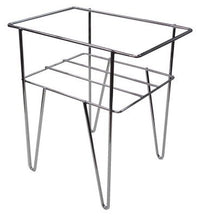 Tall Chrome Shopping Basket Stand for 26 Litre Baskets