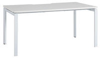 Novah Fixed Height Desk - White Top - 7 Sizes