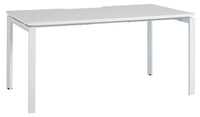 Novah Fixed Height Desk - White Top - 7 Sizes