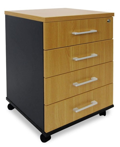 Delta Lockable Desk Mobile - 3 and 4 Drawer