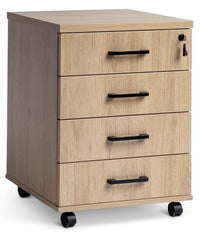 Oki Lockable Desk Mobile - 3 and 4 Drawer