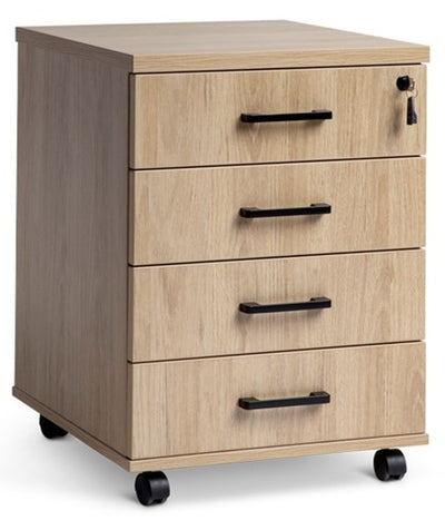 Oki Lockable Desk Mobile - 3 and 4 Drawer