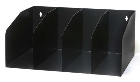 Metal Desk Filing Tray - 4 Compartments - 2 Colours