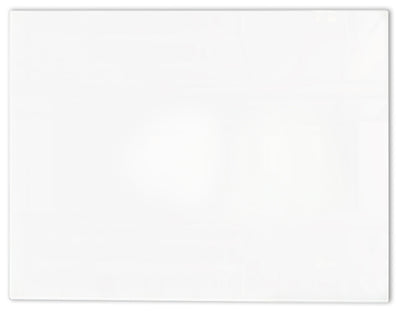 Glass Writing Board with White Back - 4 Sizes