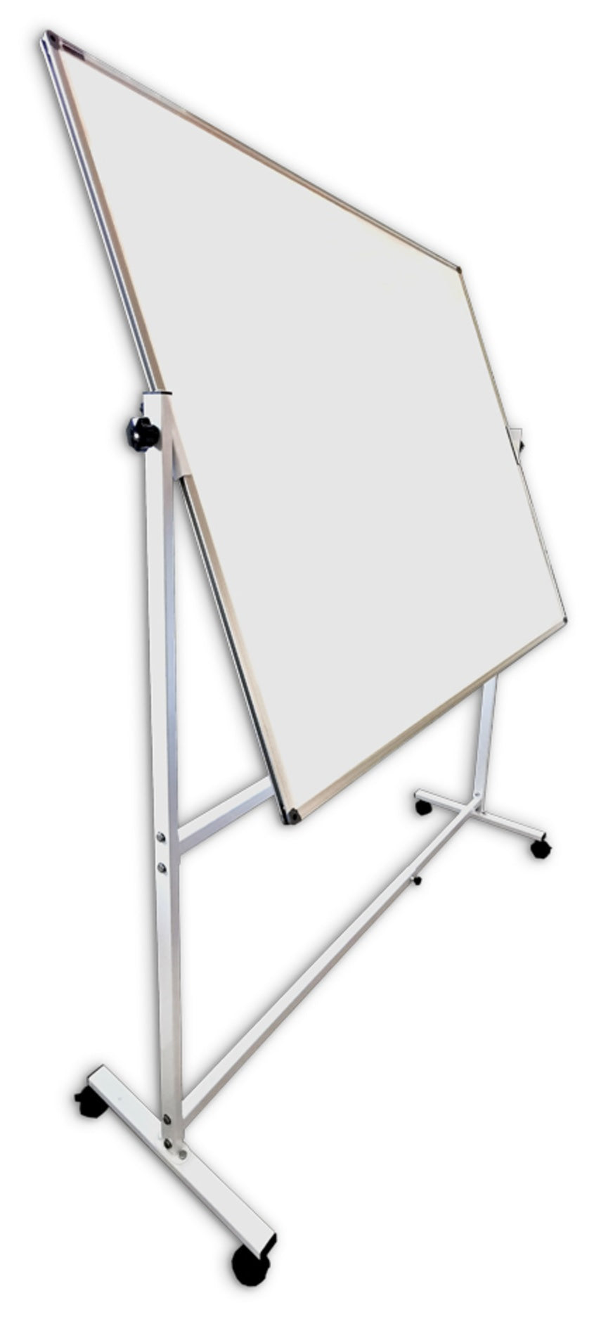 Acrylic Lacquered Steel Single-sided Mobile Whiteboard - 7 Sizes