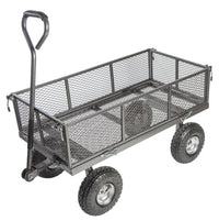 Steel Mesh Deck Trolley with Removable Sides - 2 Sizes