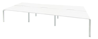 Novah 6 User Shared Desk Pod - 2 Sizes - 3 Colours