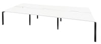 Novah 6 User Shared Desk Pod - 2 Sizes - 3 Colours