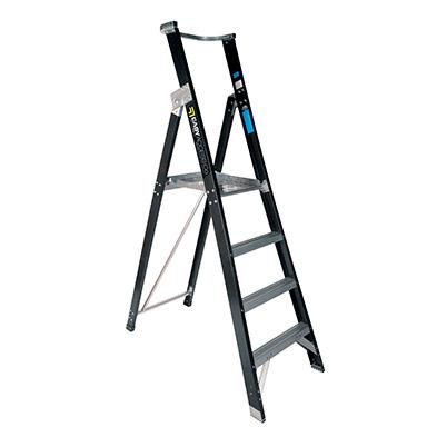OX Fibreglass Platform Ladder - 2 - 8 Steps