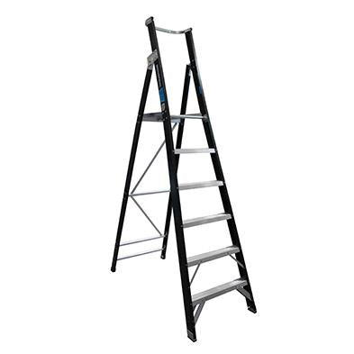 OX Fibreglass Platform Ladder - 2 - 8 Steps