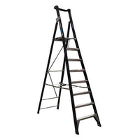 OX Fibreglass Platform Ladder - 2 - 8 Steps