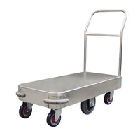 Galvanised Steel 6 Wheel Stock Trolley - Standard