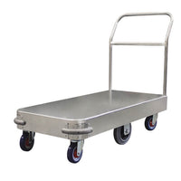 Galvanised Steel 6 Wheel Stock Trolley - Large