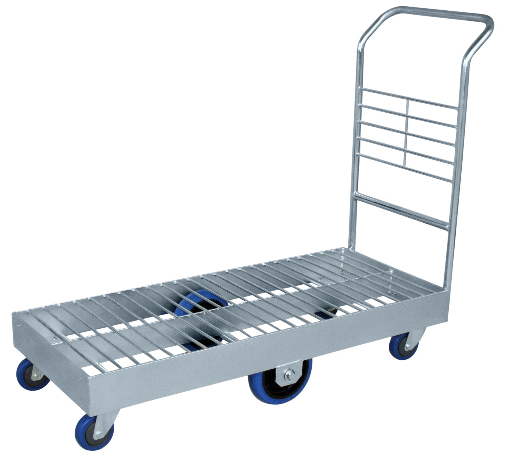 Heavy Duty Steel Rocking Platform Trolley with Single Handle