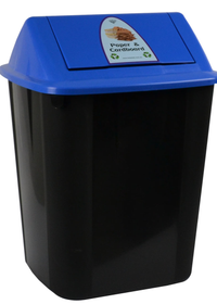 Colour-coded Waste Separation/Recycling Bins - 32 Litres - 4 Categories