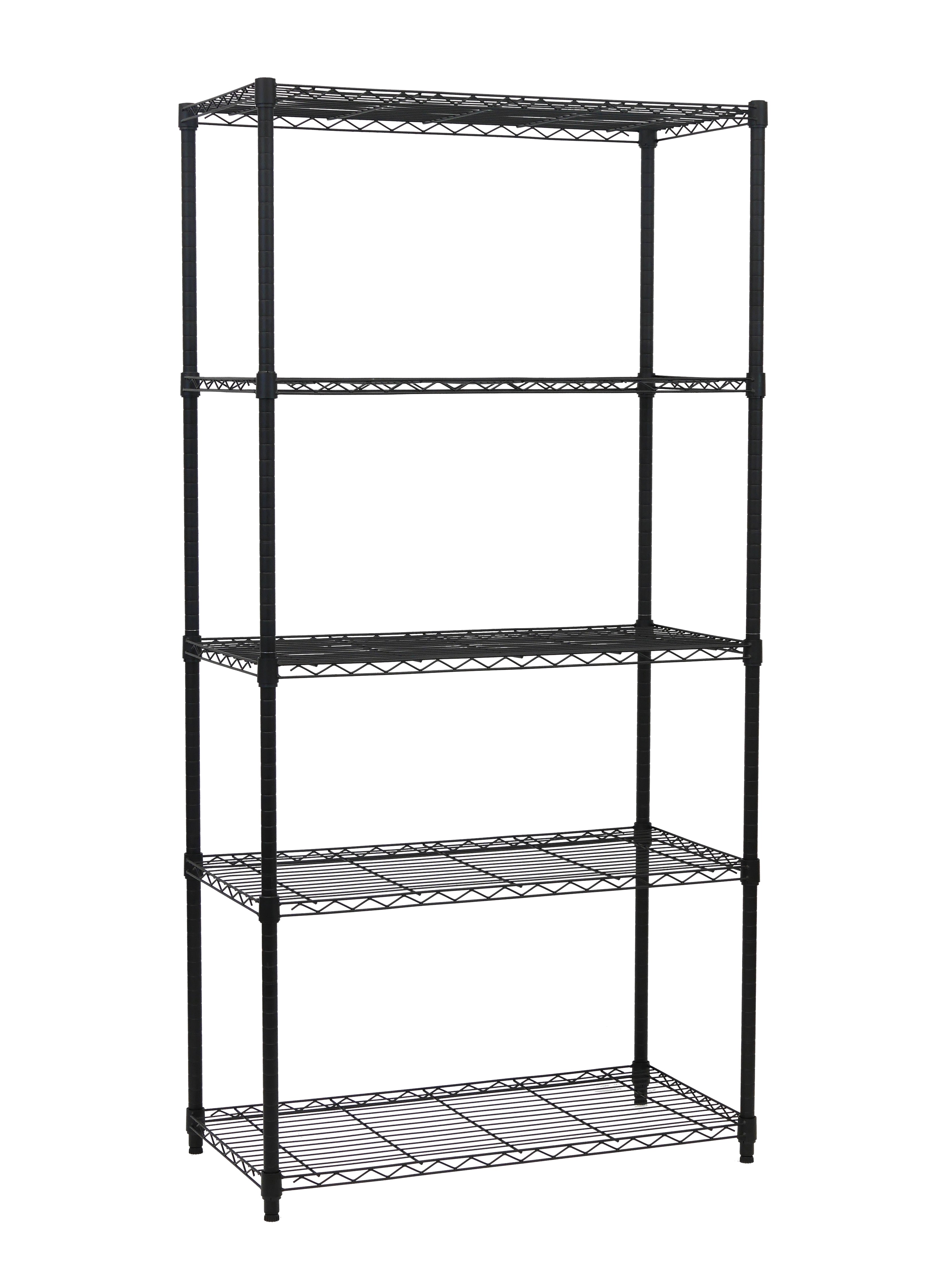 Kitset Open Powder-coated Wire Mesh Shelving