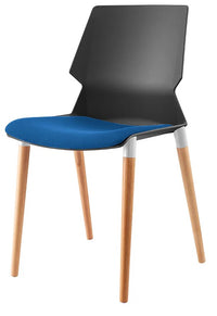 Prism Cafe/Visitor Chair with Seat Pad