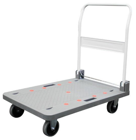 Large Heavy Duty Folding Handle Platform Trolley