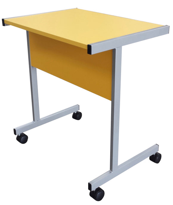 Mobile Desk with Steel Frame