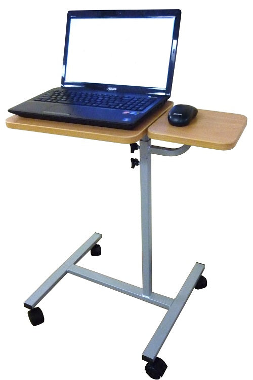 Height Adjustable Mobile Laptop Desk - 2 x Heights