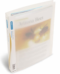 Rapesco A4 2 Ring Binder - 25mm - Clear - 10 Pack