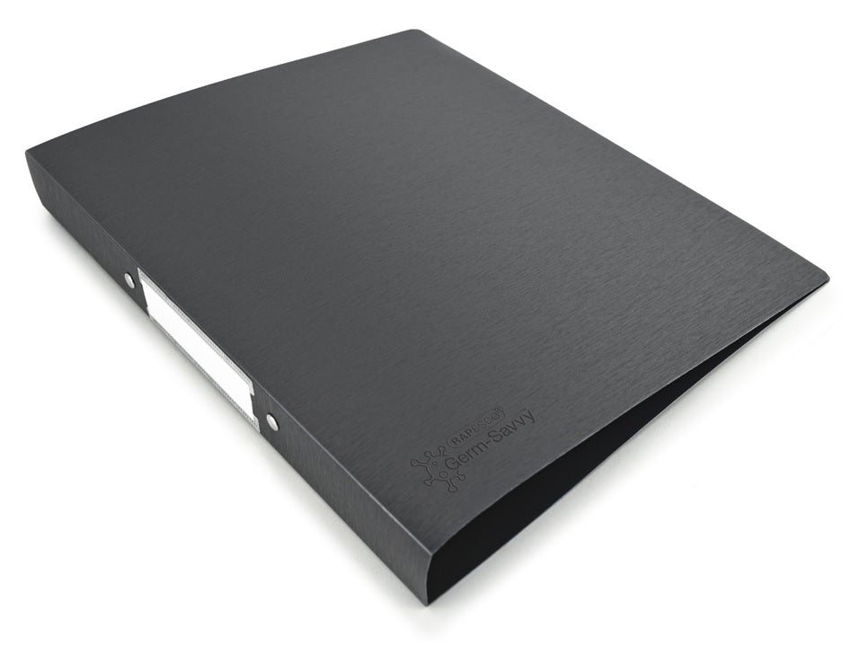 Rapesco Germ-Savvy Antibacterial A4 Binder -35 mm - Black - 5 Pack