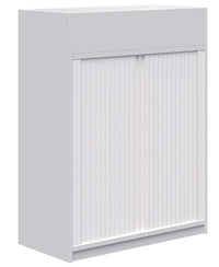 Rapid Tambour Cabinet with Planter - Locking - 4 Sizes
