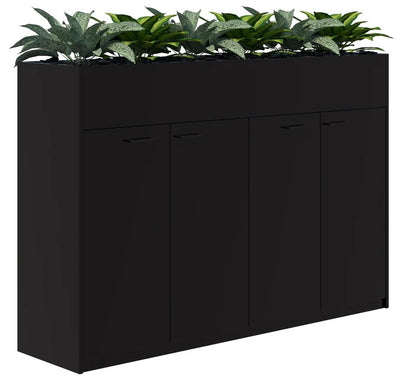 Rapid Storage Cupboard Planter - with Artificial Plants - Non-locking - 4 Sizes