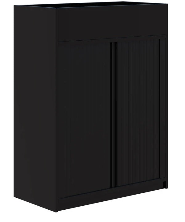 Rapid Tambour Cabinet with Planter - Non-locking - 4 sizes