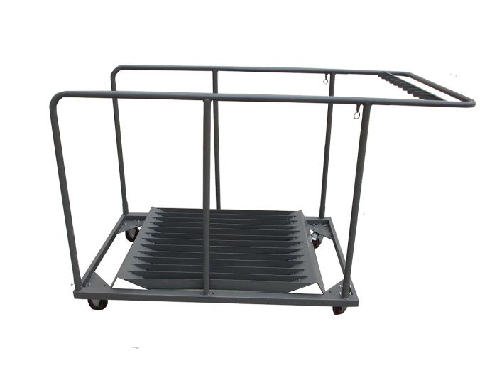 Round Folding Table Transport Trolley