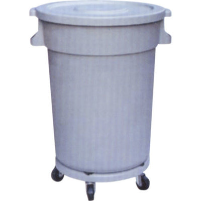 Mobile Waste Bin with Flat Lid - 120 Litre