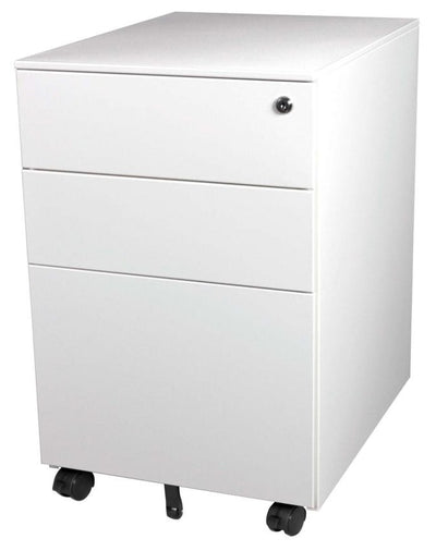 Steelco Trimline 3 Drawer Desk Mobile - 2 Colours