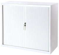 Sylex Tambour Door Cabinet - 2 Sizes and 2 Colour Options
