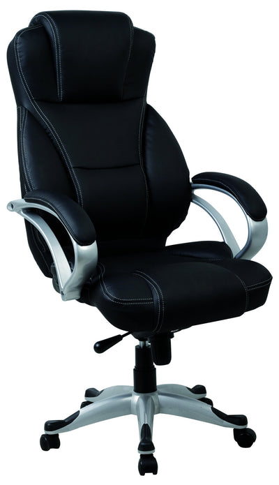 Darth Highback Executive Chair in Black PU Leather