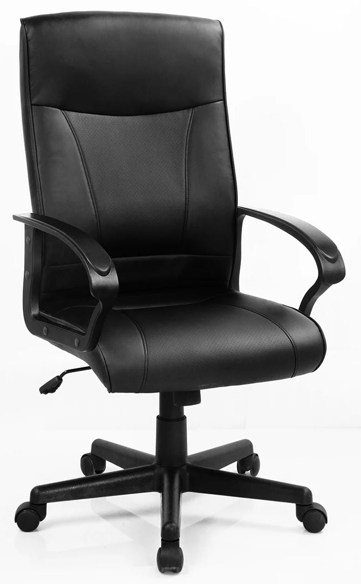Hemsworth Highback Executive Chair in Black PU Leather