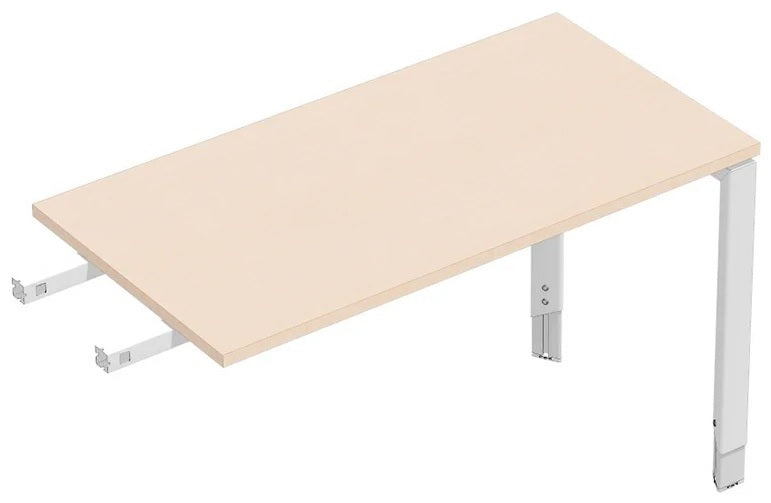Oblique Height Adjustable Desk Return