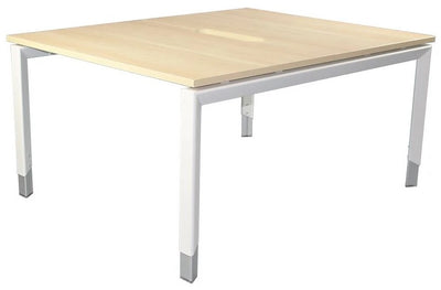 Oblique 2 Person Back to Back Height Adjustable Desk - 3 Sizes