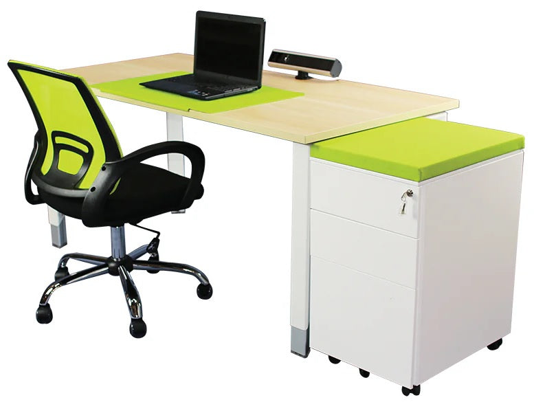 Oblique Height Adjustable Desk - 3 Sizes