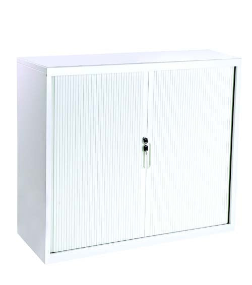 Sylex 3 Level Tambour Door Cabinet - 900mm wide
