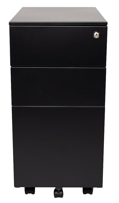 Steelco Slimline 3 Drawer Desk Mobile - 3 Colours