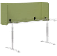 Sonic Fold Around Acoustic Desk Hung Screen - 4 Sizes